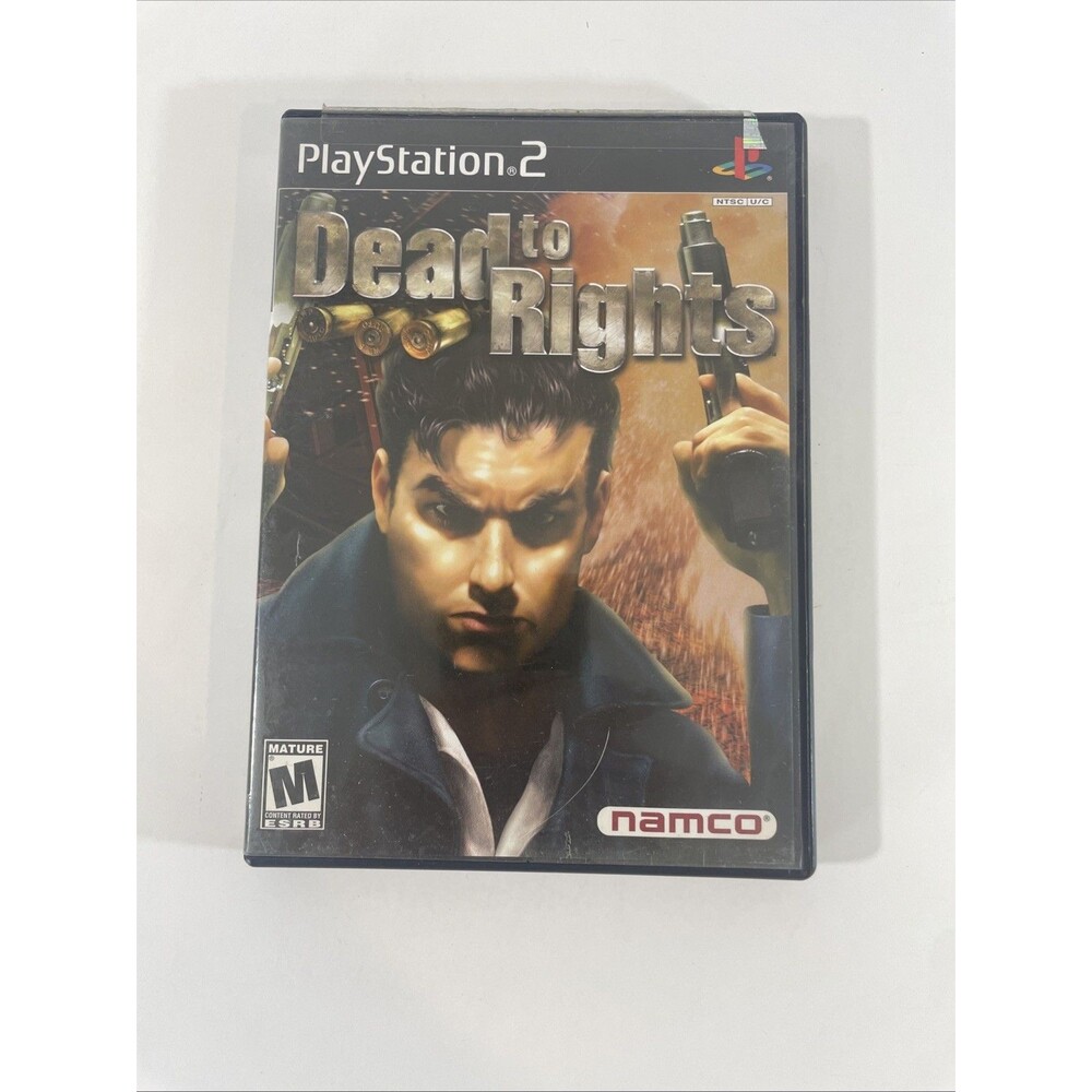 Dead to Rights PS2 (Sony PlayStation 2, 2002) Complete CIB Black Label